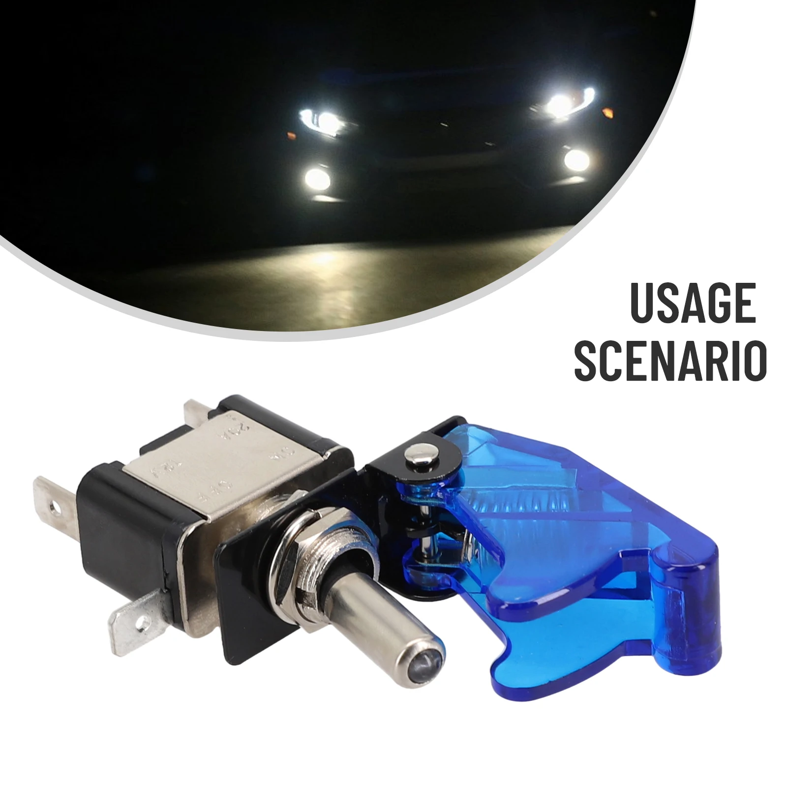 On Off For Toggle Switch Cover Designed for -07D LED Rocker Switch 12V 24V 20A Vehicle Dome Fog and Chassis Lights