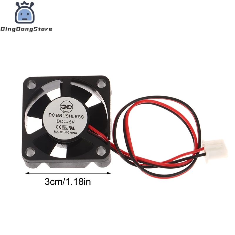 1Pc 3010 Fan 30MM 30x30x10MM DC 5V 12V 24V 2Pin Cooler Small Cooling Fan DIY Printer For J-head Hotend For 3D Pinter Parts