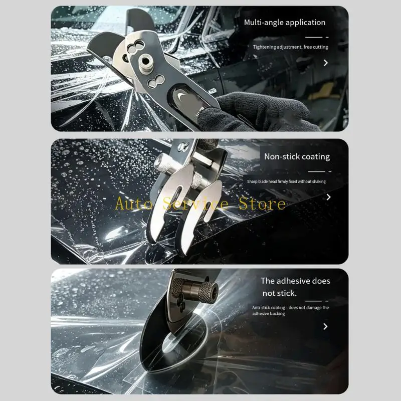 Professional Single/Double Head Car Wrap Film Cutter with Invisible Blade for Precise Cutting Without Scratching Paint view 2