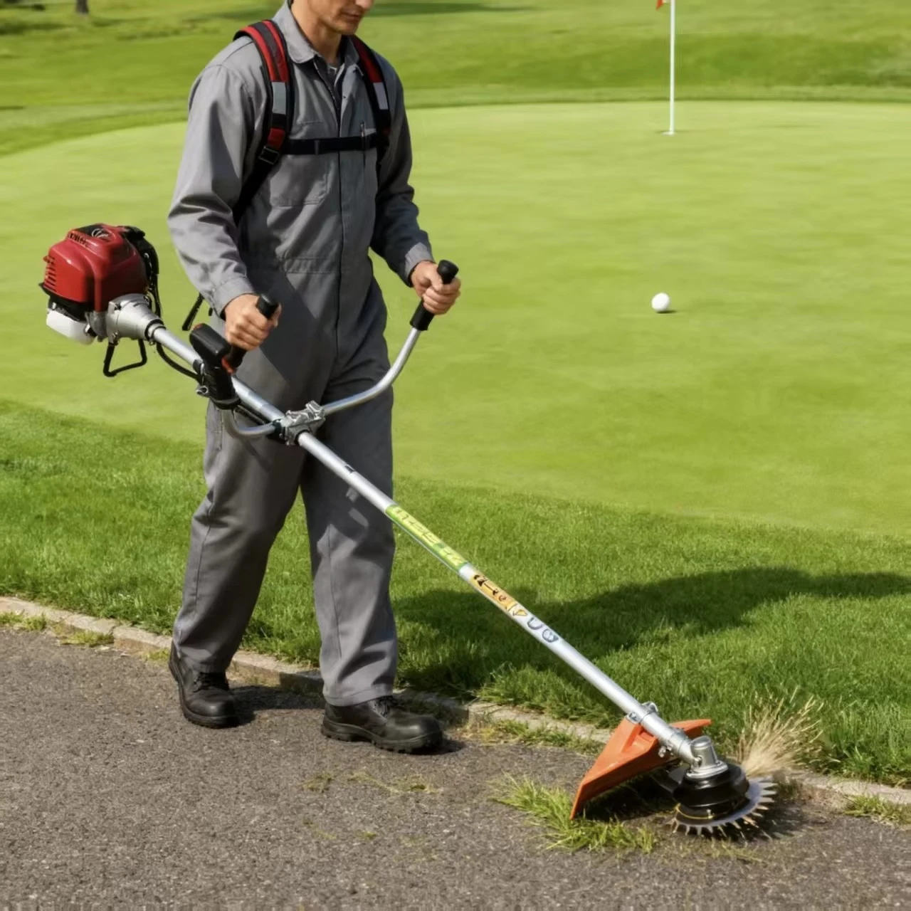 High Horsepower GX35 Industrial Grade Carburetor 4-Stroke Power String Trimmer Brush Cutter Four-Stroke Garden Brush