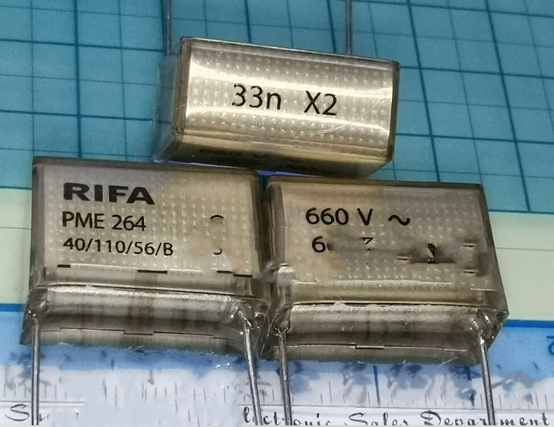 

RIFA PME264 10n 22n 33n 47n 100n X2 660V P15MM p20MM P25MM Capacitor 1pcs