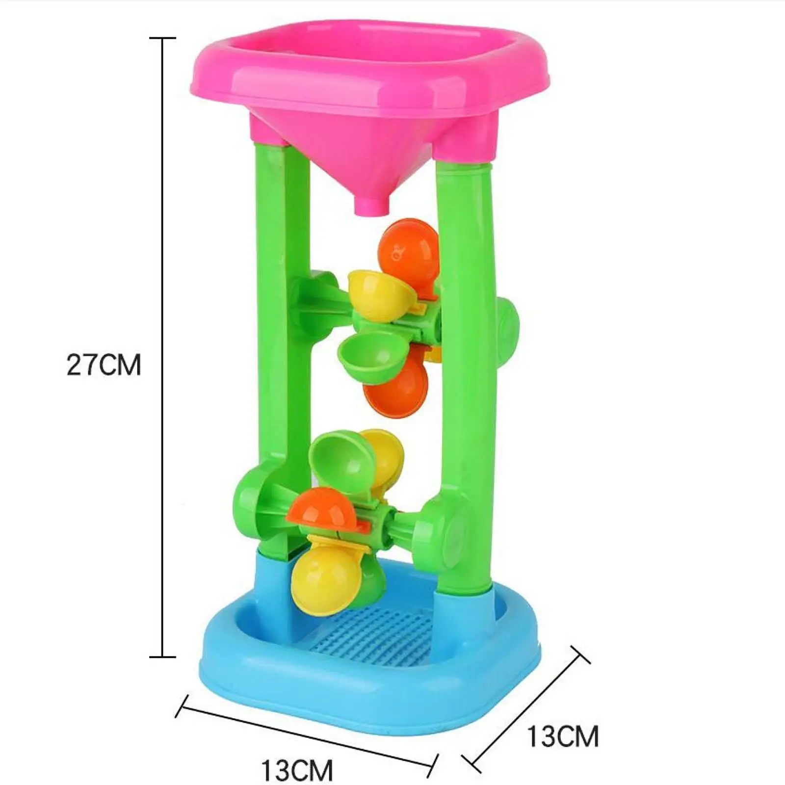 Beach Sand Water Wheel Beach Hourglass Toy, Outdoor Tool Water Wheel Toy for Summer, Beach, Sandbox