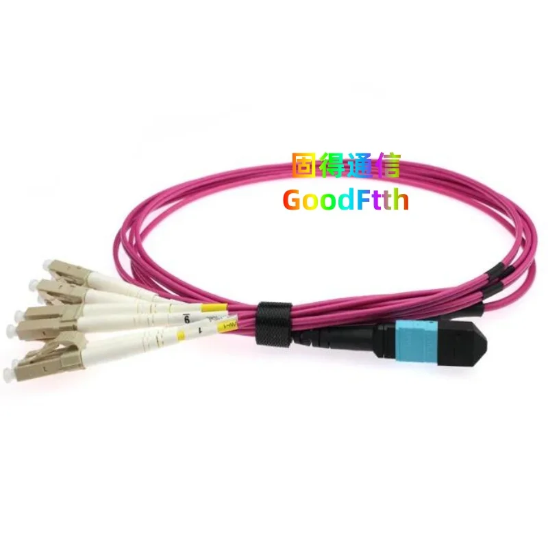 MPO(F)-4DLC 8Core Harness Cable Patch Cord MPO(F)-LC 8 Core OM4 1m 2m 3m 5m 6m 8m 10m 15m 20m 25m Patch Cord GoodFtth