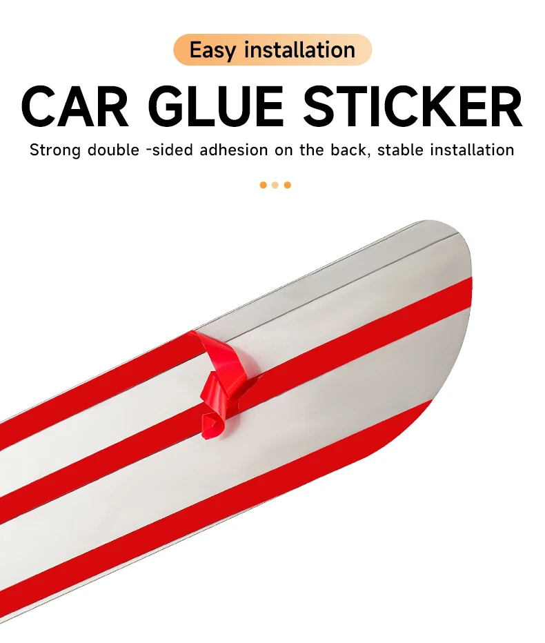 Edelstahl Auto-Türschwellenschutz Anti-Schmutz Aufkleber Abdeckung Dekoration Außen Anti-Kick Pedal Dekoration Zubehörteile – Detail 7