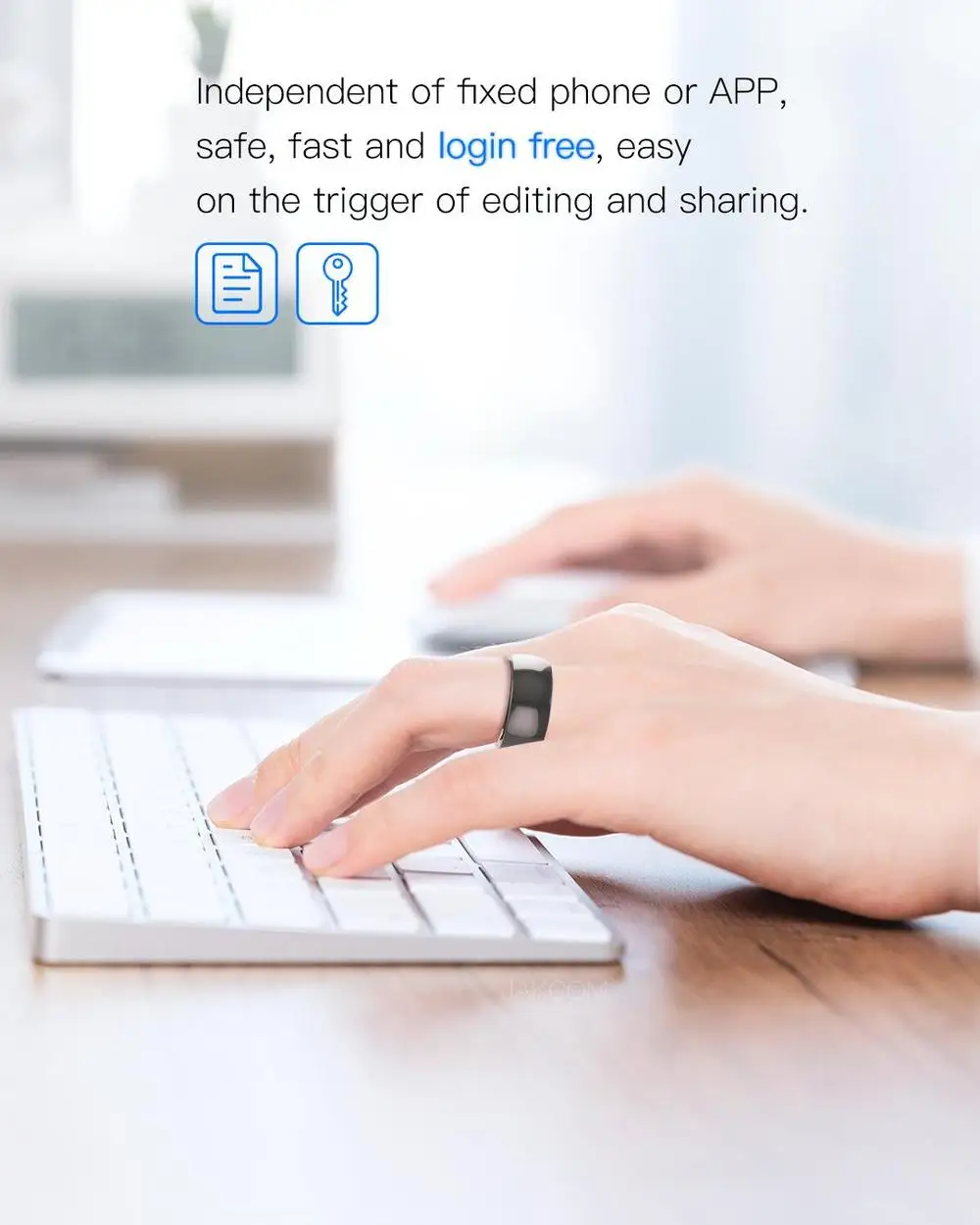 Jakcom Smart Ring  R4 Wearable Devices Magic Finger NFC Ring Smart For NFC Mobile Phone Electronics with IC / ID / NFC Card