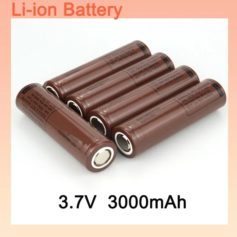 Hot Original 3000mAh 18650  HG2 Battery 3.7V Lithium Battery High Current 30A Power Batteries