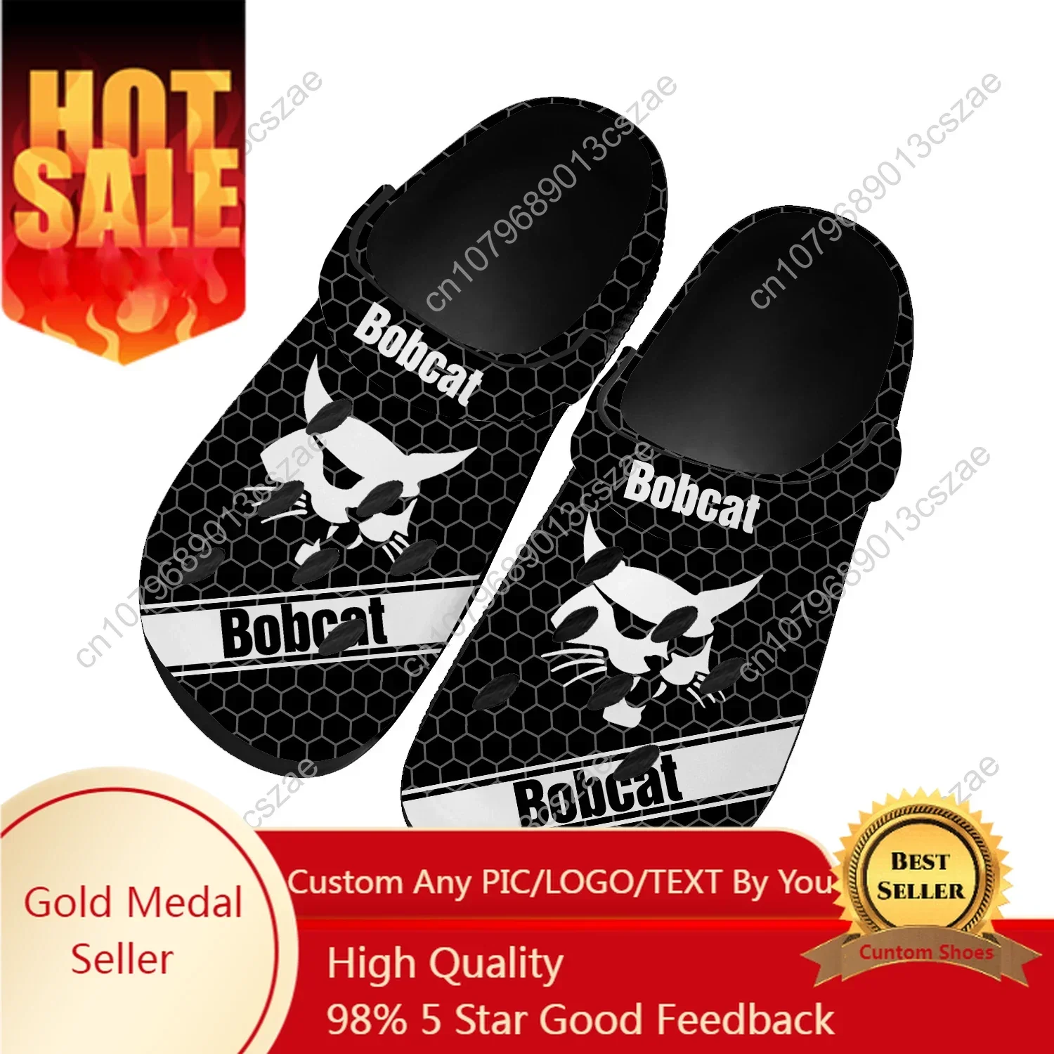 

Bobcat Shoes Home Clog Mens Women Youth Boy Girl Sandals Shoes Garden Custom Made Breathable Shoe Beach Hole Slippers