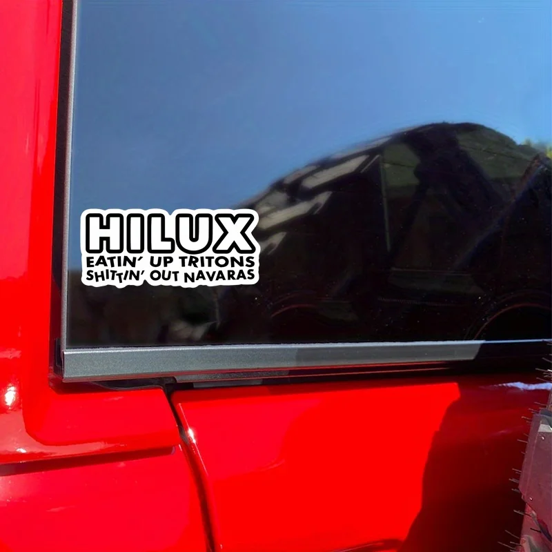 

2 шт./компл. очаровательная наклейка с фразой Hilux-съемная самоклеящаяся наклейка для ноутбука, бутылки с водой, альбома для вырезок | Вентилятор грузовика Hilux в подарок