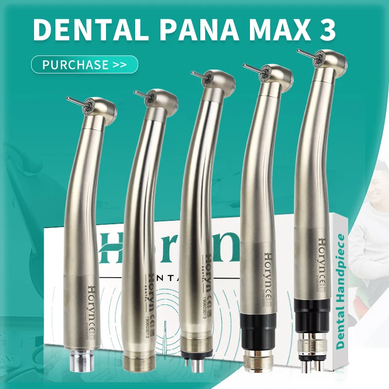 

Dental Handpiece High Speed with Quick Coupling Air Turbine Contra Angle E-generator Teeth Drill 2/4 holes Without lamp