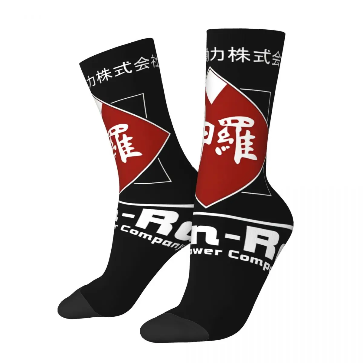 

Exquisite Men's Socks Vintage Harajuku Shinra Corporation Street Style Novelty Casual Crew Sock