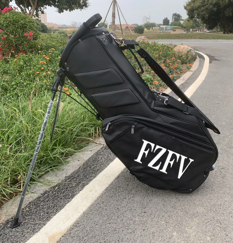 

2025 High-end Golf Bag, Ultra Light Stand Bag Pu Waterproof Large Capacity Convenient Multi-functional Golf Club Bag