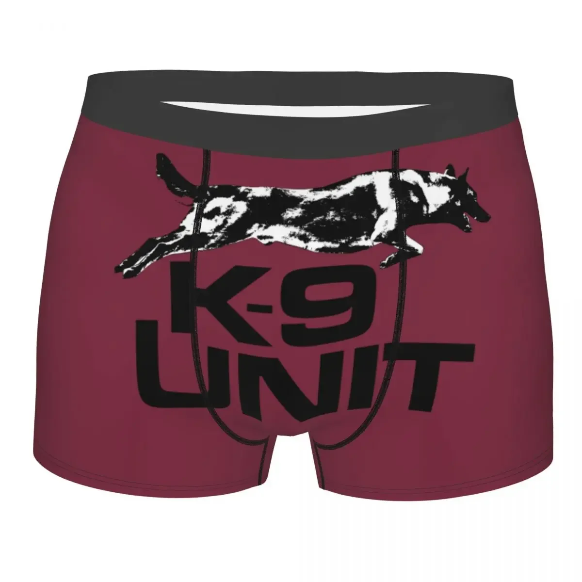 Fashion K9 Unit Malinois Boxers Shorts Panties Male Underpants Breathable Belgian Shepherd Dog Briefs Underwear