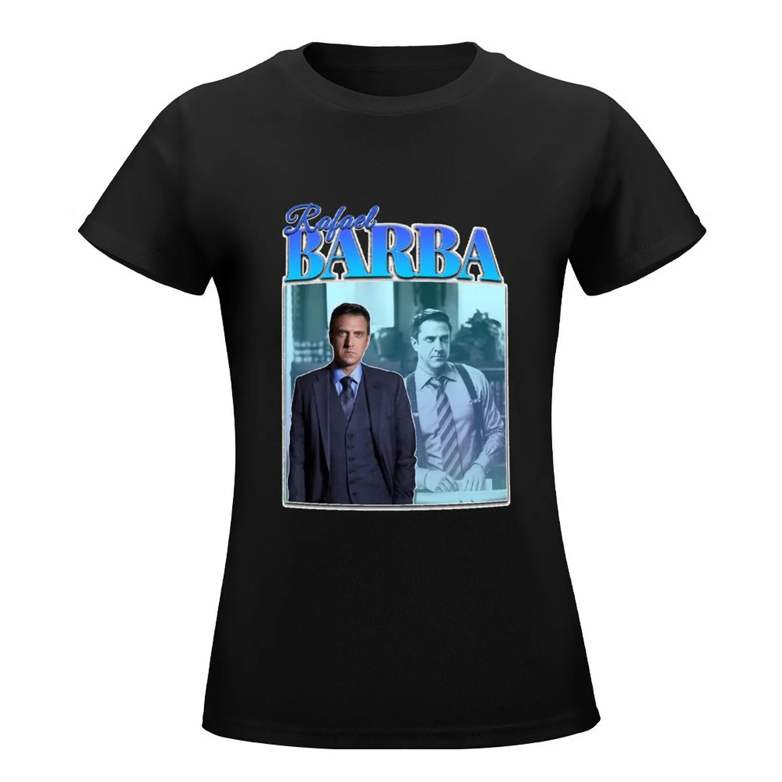 Rafael Barba 90s Inspired Vintage Homage Classic T-Shirt Female clothing summer clothes graphics lady clothes Women t-shirts