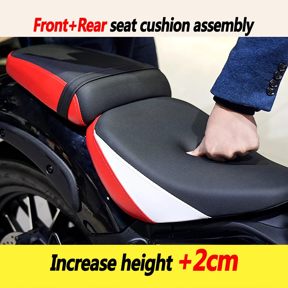 

seat cushion modification For CFMOTO CLC450 increase height by 2cm add softness and height front and rear seat cushion assembly
