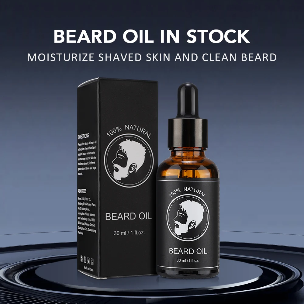 

Men Beard Growth Oil Thicken Soft Smooth Nourish Beard Natural Growing Essential Oil Mustache Beard Styling Professional Care