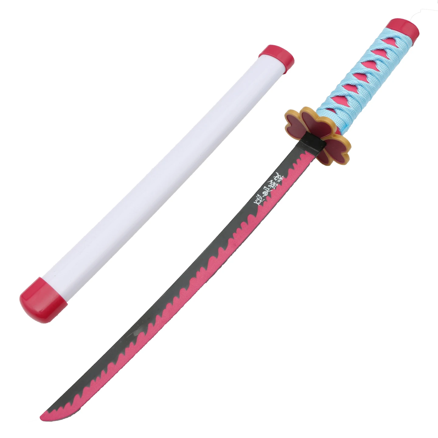 Tokitou Muichirou Cosplay Anime 45cm Plastic Model Katana Role Play Kanroji Mitsuri 18inch Sword