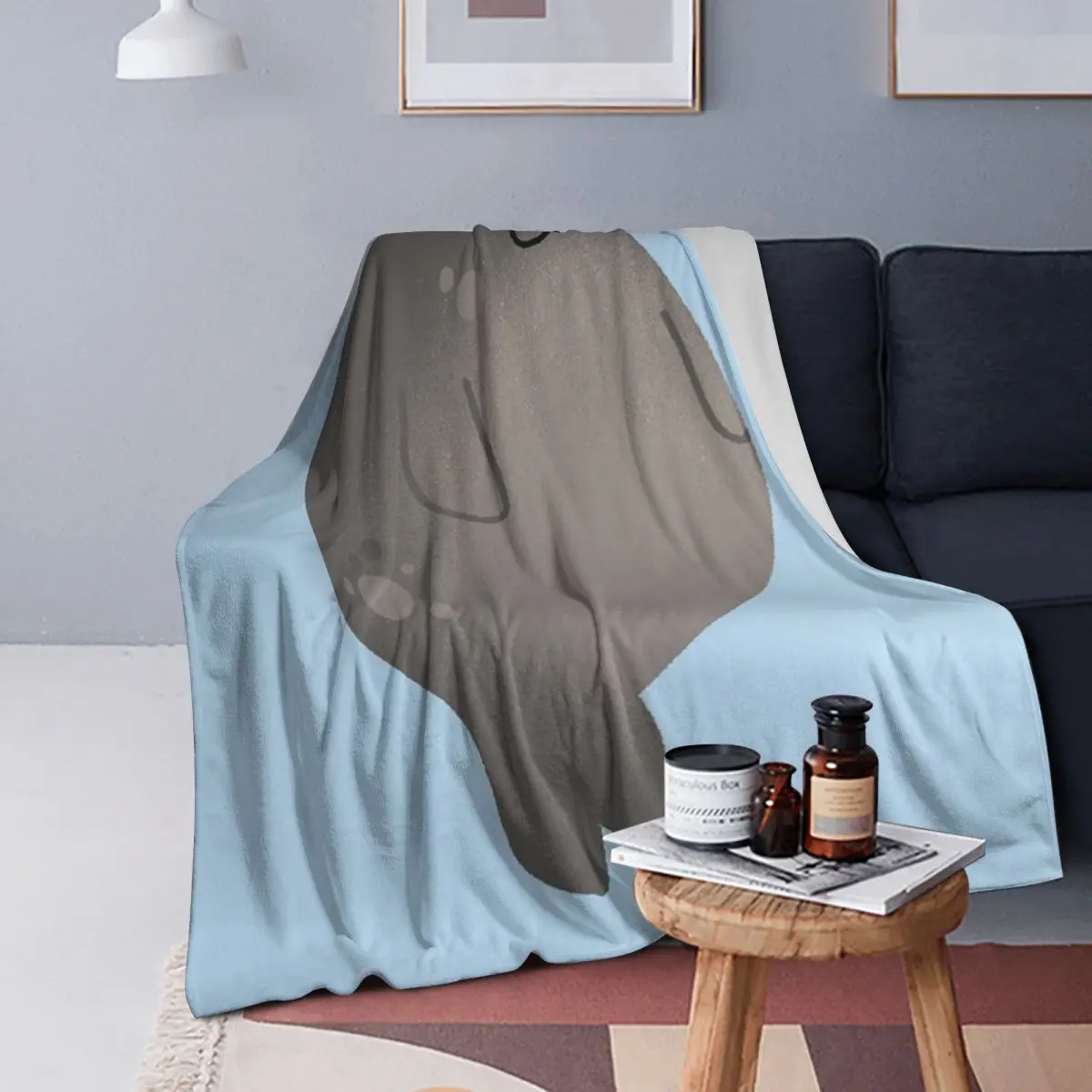 

Симпатичное одеяло Chonky Seal - круглые стоячие одеяла, мягкое теплое фланелевое одеяло, постельное белье для кровати, гостиной, пикника, путешествия, дивана