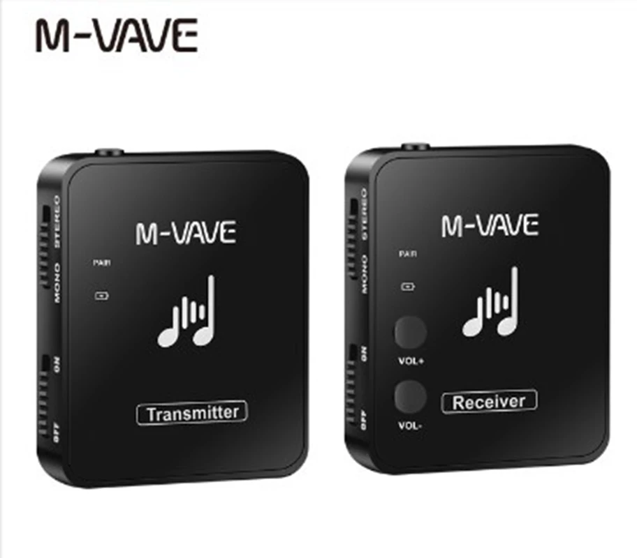 M-vave WP-10 2.4G Sans Fil Écouteur Moniteur Rechargeable Émetteur Récepteur Soutien Stéréo Mono Statique Fonction Cuvave