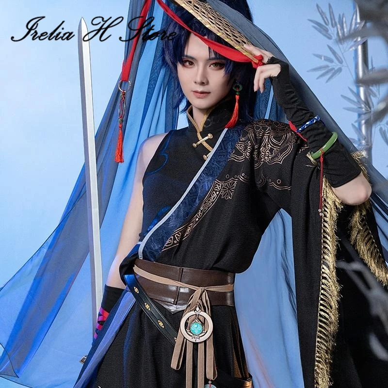 Irelia H Store Scaramouche For Genshin Impact Cosplay Costume Anime Wanderer Scaramouche Uniform Set Halloween Costumes image 2