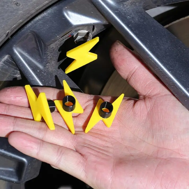 

Универсальные колпачки для клапанов автомобильных шин, 4 шт., универсальные аксессуары для автомобилей, внедорожников, велосипедов, грузовиков, мотоциклов