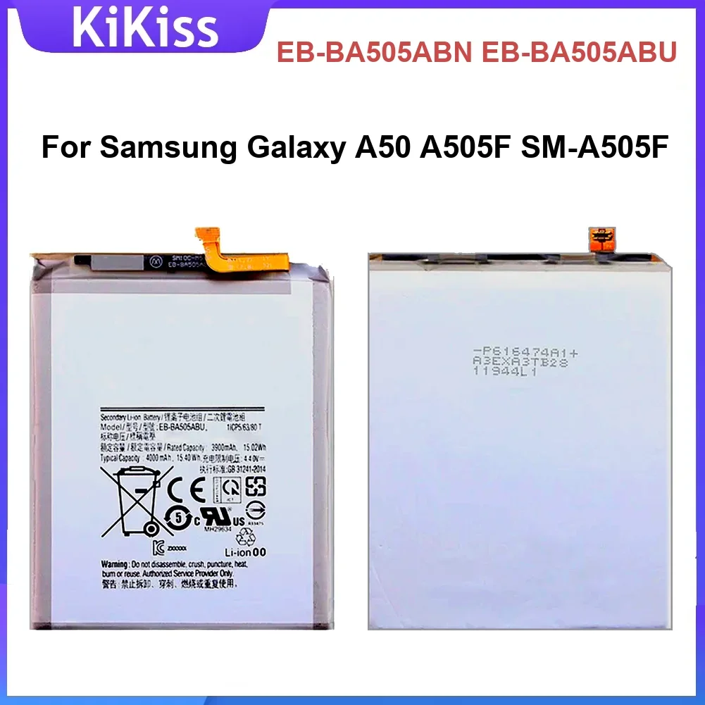 

Replacement Certified Quality Mobile Phone Battery EB-BA505ABN EB-BA505ABU For Samsung Galaxy A50 A505F SM-A505F