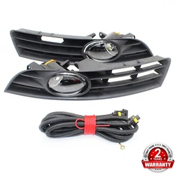 For VW Passat B6 3C 2006 2007 2008 2009 2010 2011 Convex Lens Fog Lamp Light Grille Cover Or Wire Harness Assembly