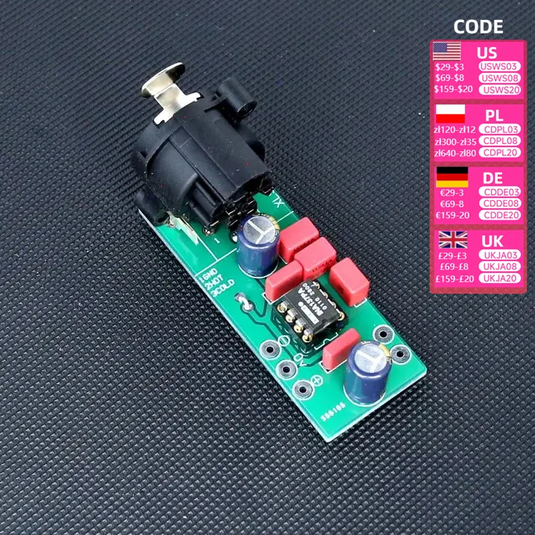 INA137PA Mono Finished Board Balance To Single End