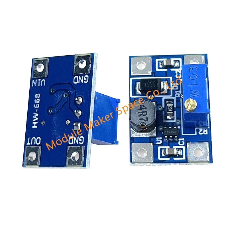 Sx1308 DC-DC Adjustable Boost Stabilized Voltage Power Module High Current 2A 2-24V to 2-28V Boost Power Board