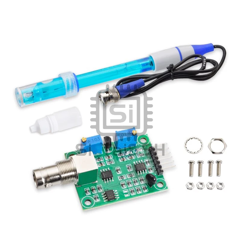 PH-Sensor-Modul 0–14 Für Arduino – BNC-Schnittstelle, Elektro-Set Für Aquarium & Laborexperimente, 2 Stück