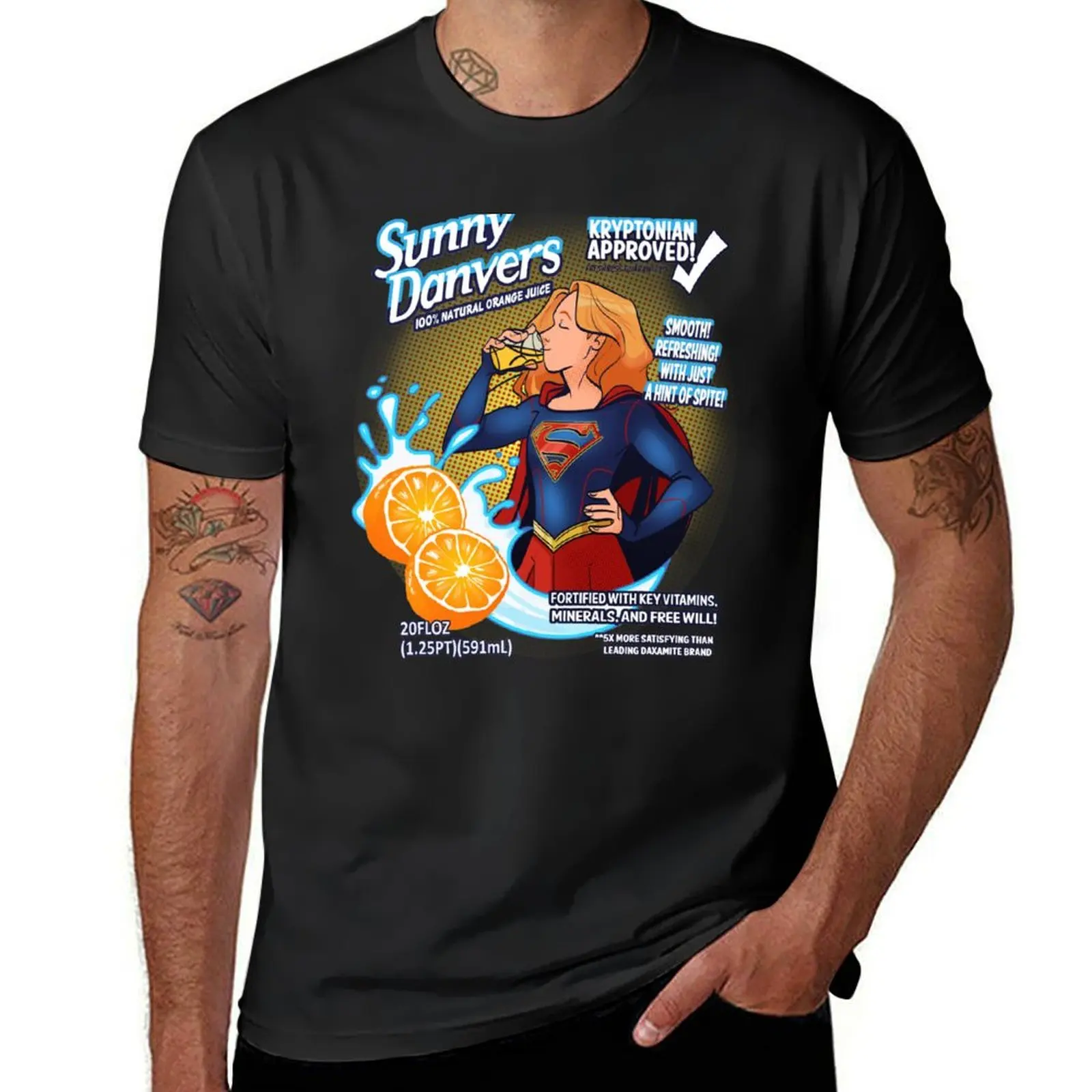 Sunny Danvers T-Shirt tees blanks Short sleeve tee mens graphic t-shirts hip hop