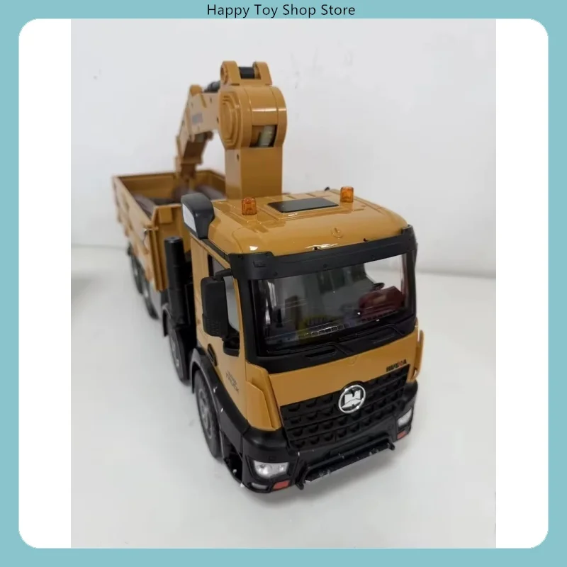 1/14 Remote Control With Wood Grab Dump Engineering Truck Dump Car Model Vehicles Rc Truck No.1538 26ch Rc Semi-Alloy Truck
