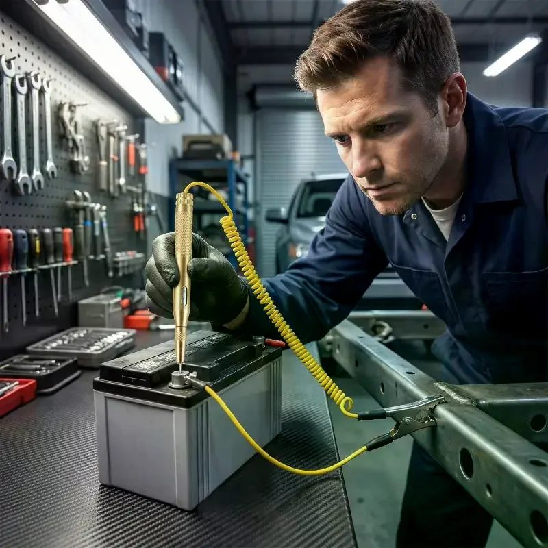Practical Car Motorcycle Circuit Voltage Tester Pen for Checking Fuses Light Sockets Suitable for All Electrical Repairs
