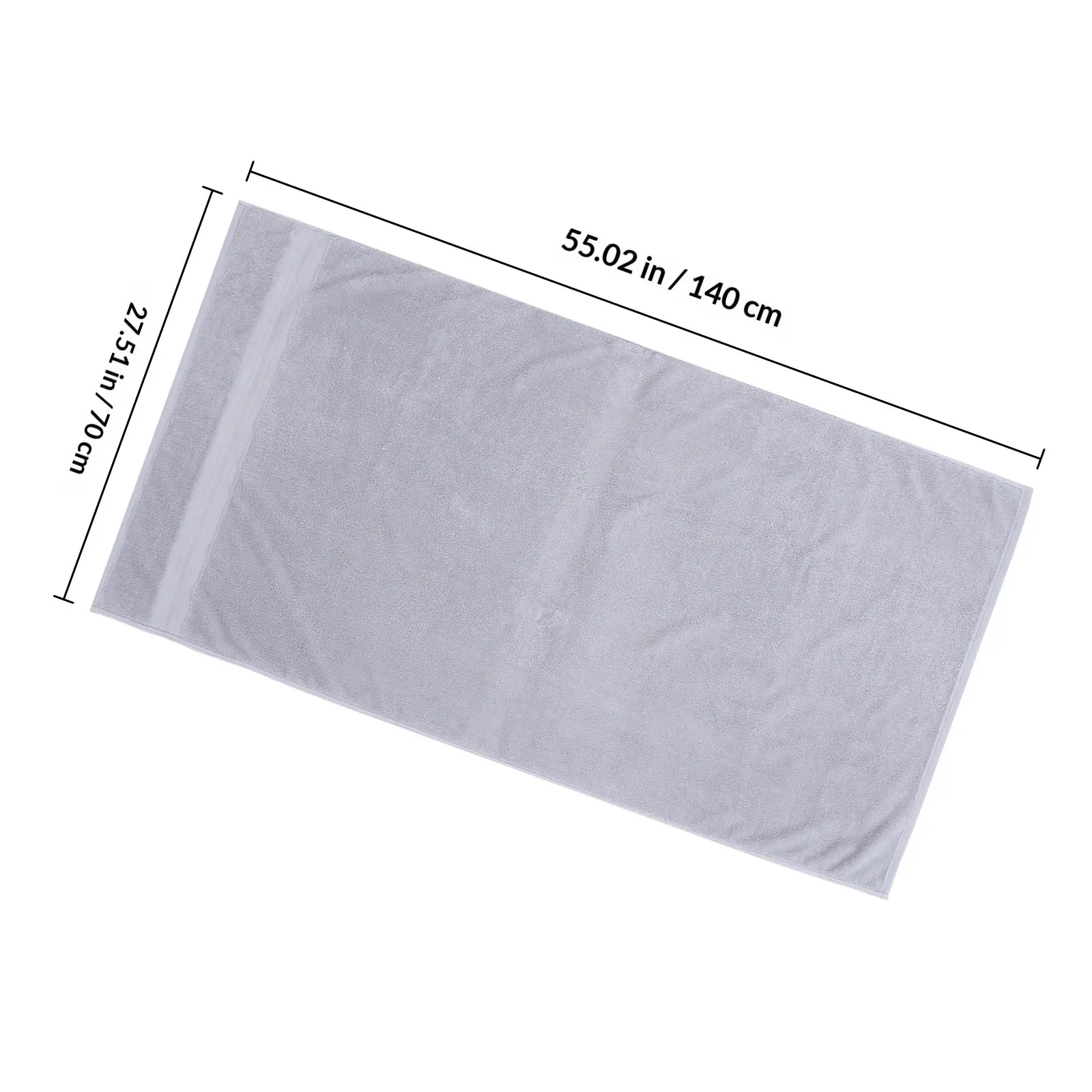 Pure Cotton Bath Towel Absorbent Soft Breathable Large Size 70x140cm Home Hotel Spa Shower Body Wrap Oversized Cotton Towel