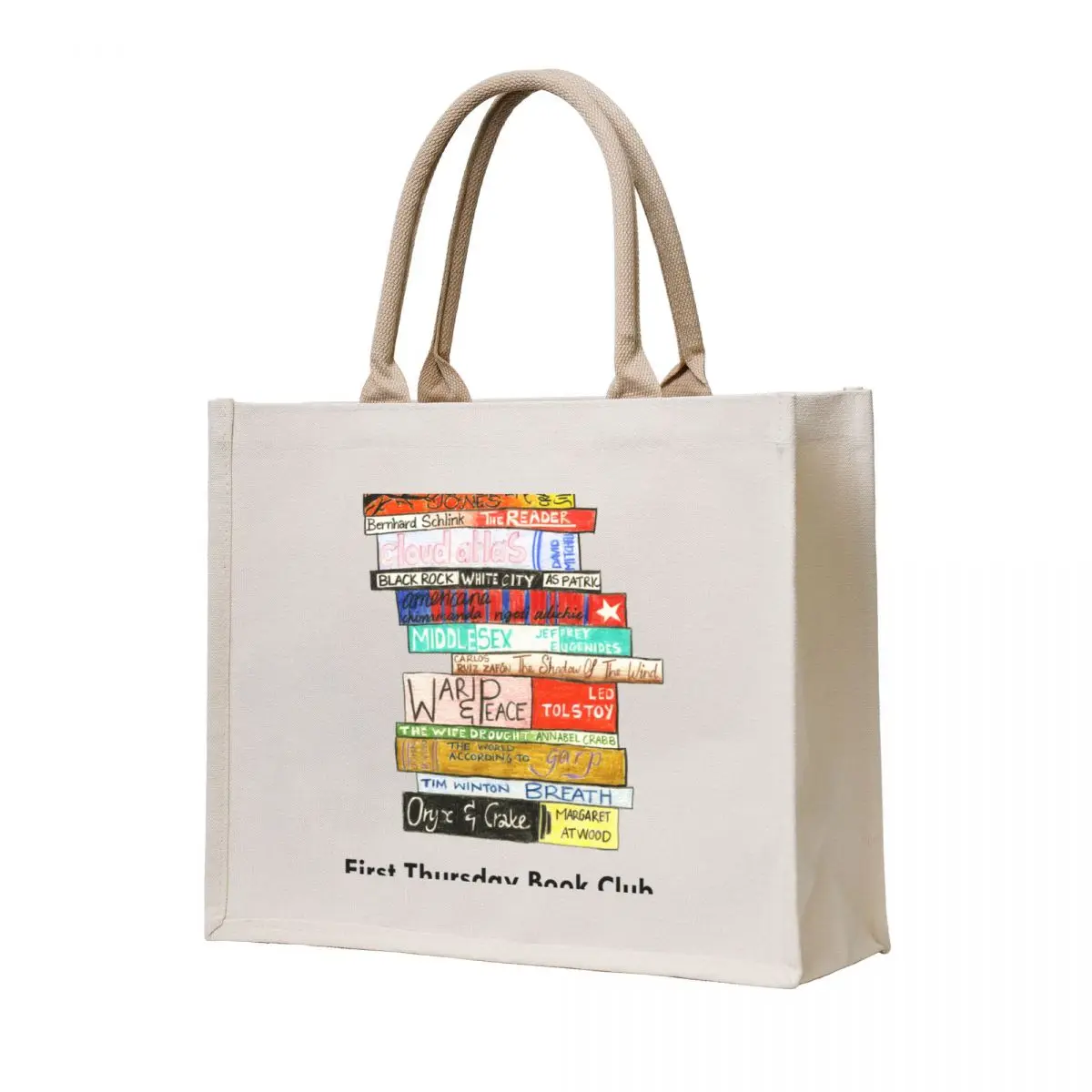 

First Thursday Bookclub Tote Bag sacs de shopping canvas shopping bag canvas tote bag