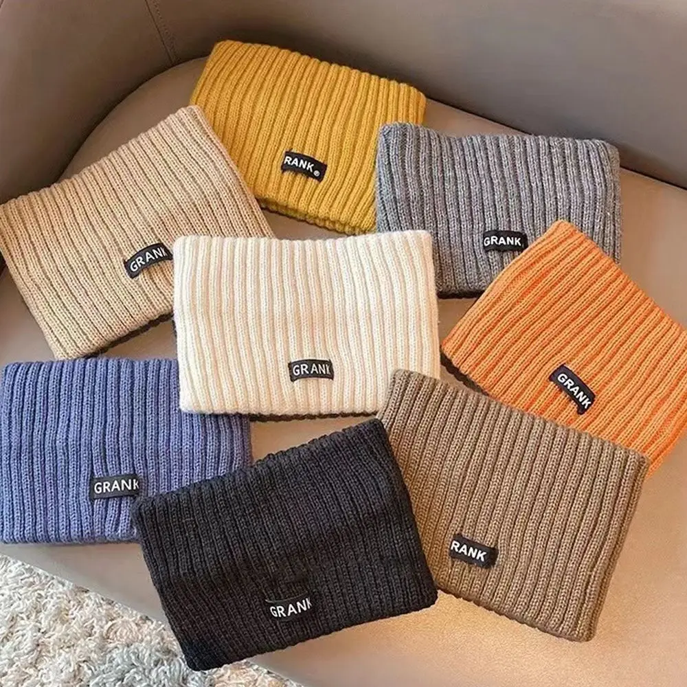 Elastic Knitted Headbands Hat Sports Hair Bands Hair Accessories Winter Hats Solid Color Wide Warm Headwrap Autumn Winter