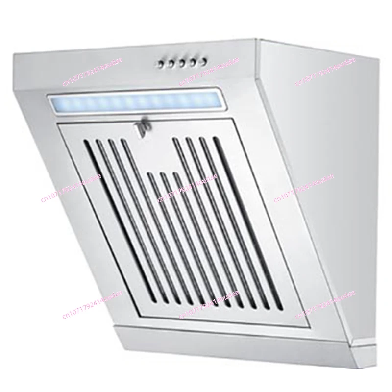 

230W Mini Side Suction Range Hood Stainless Steel Panel Hanging Household Ventilator 400mm Kitchen Exhaust Cooker Hoods 220V