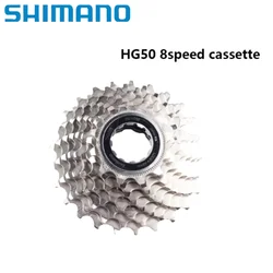 Shimano Road Bike Cassette HG50 8Speed 11-28T 12-25T 11-30T 11-32T 11-34T CS HG50 K7 Road Bike Freewheel 8S Bicycle Parts