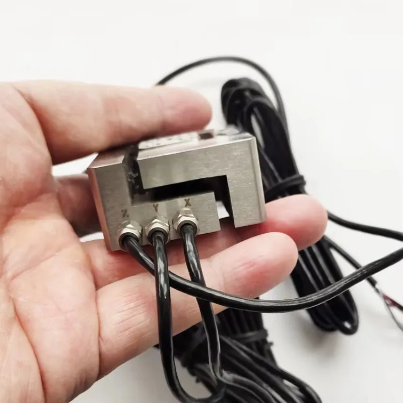 2025 رائجة البيع PLC591B 10N 20N 30N 50N ثلاثية الأبعاد نظام قياس القوة متعدد الاتجاهات خلية تحميل متعددة المحور #1