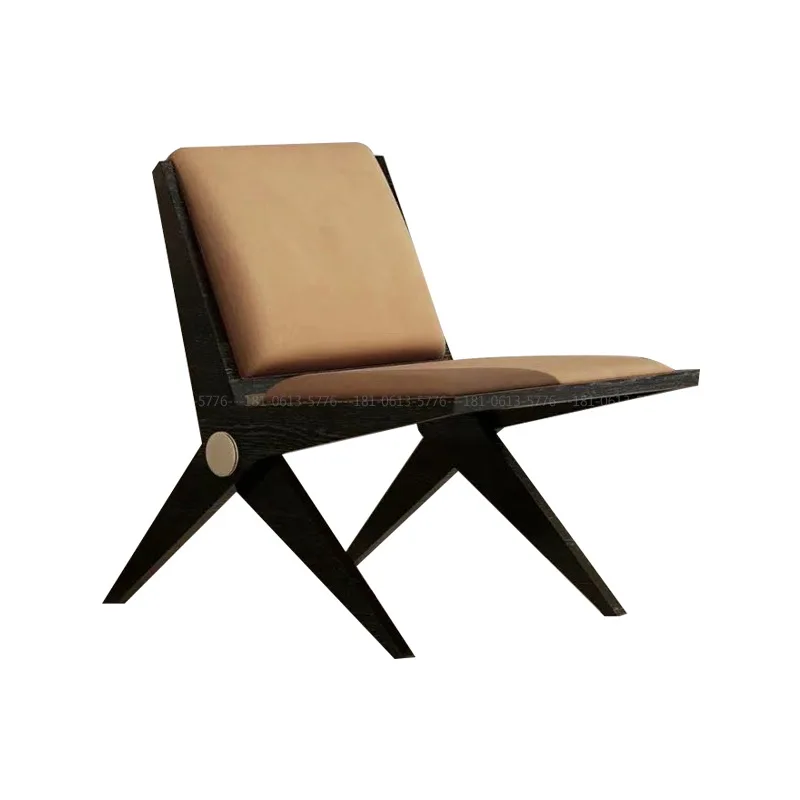 

Modern light luxury leisure single back chair, sales office hotel club negotiation chair dining chair