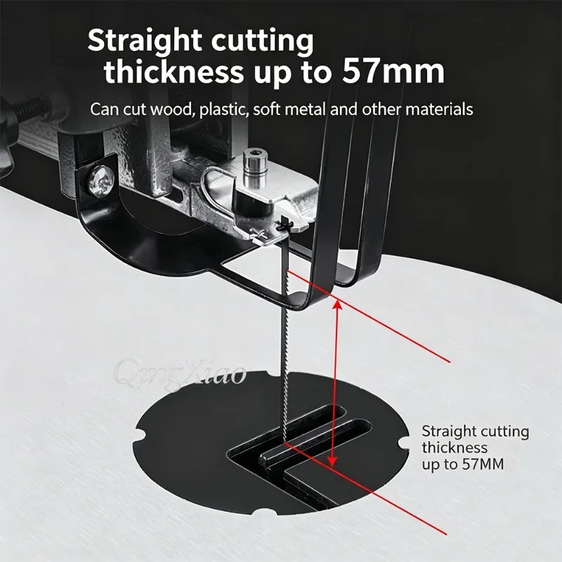 Bench Type Multi Purpose Scroll Saw Woodworking Curve Cutter Dust Free Carving Wire Saw For Wood Art Cutting Decoration
