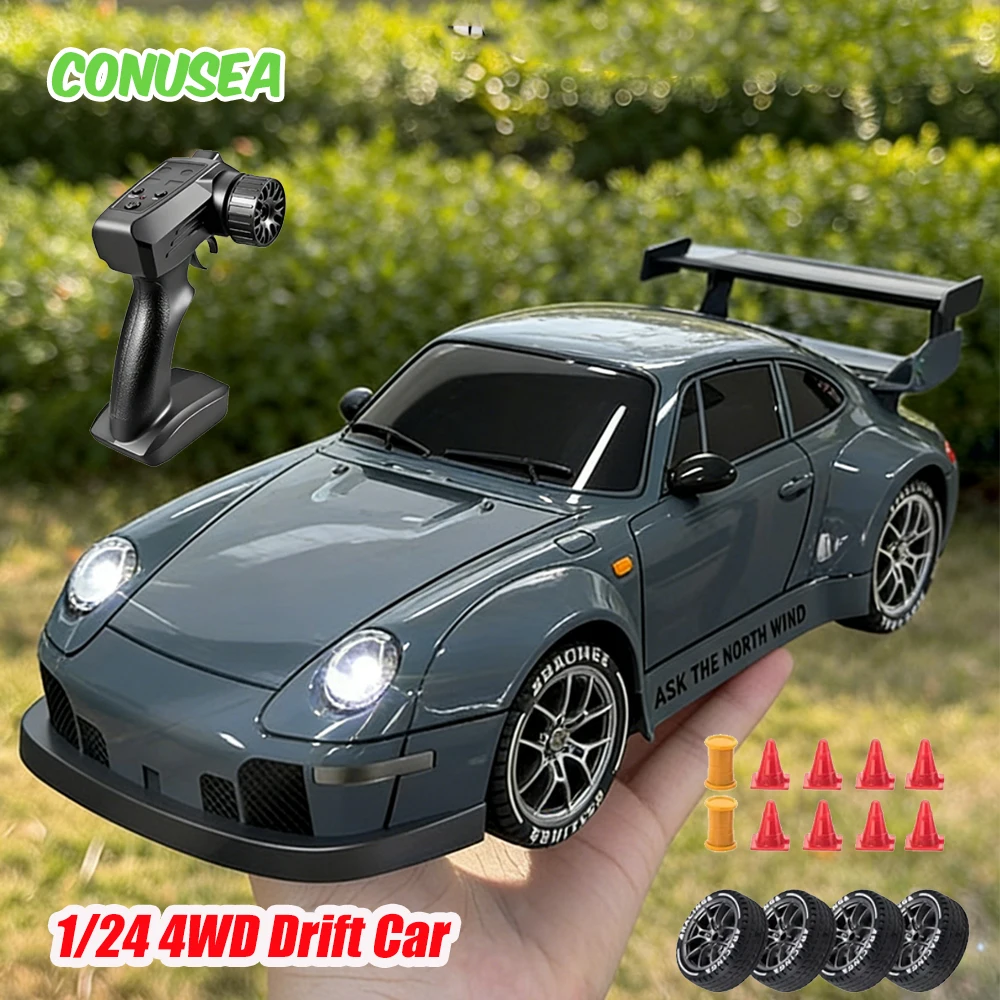 Rc Drift Racing Cars 2.4G Radio Controlled Remote Control Car 1/24 4WD Vehicle Model High Speed Drive for Chidren Boys Kids gift