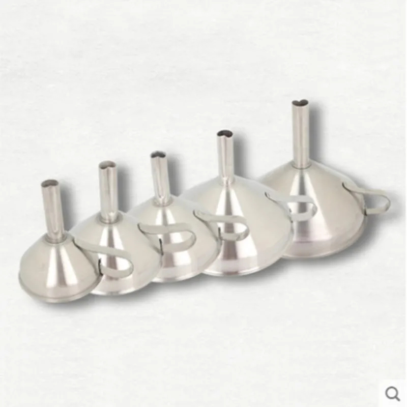 1PC Stainless Steel Funnel Diameter 8cm 10.5cm 12.5cm 14cm 16.5cm