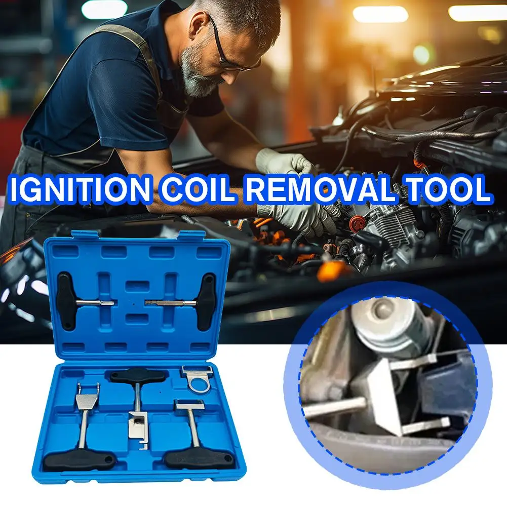 

Набор инструментов для снятия катушки зажигания свечи зажигания, инструмент для извлечения катушки зажигания, съемник, съемник, экстрактор высокого напряжения
