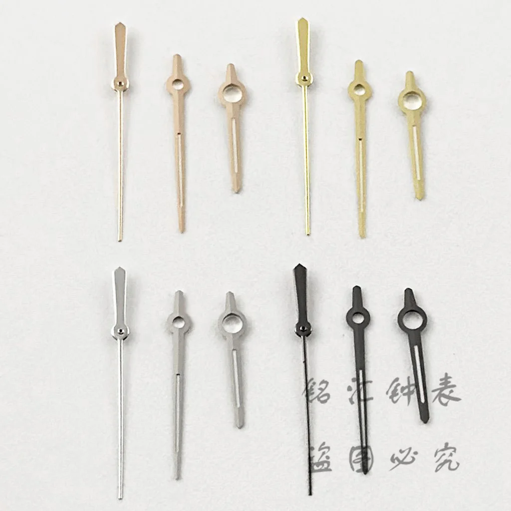 NH35 Hands Rose Gold Silver Black Gold Watch Hands Green Luminous For NH35/NH36/4R/7S Movement Watches Pointers
