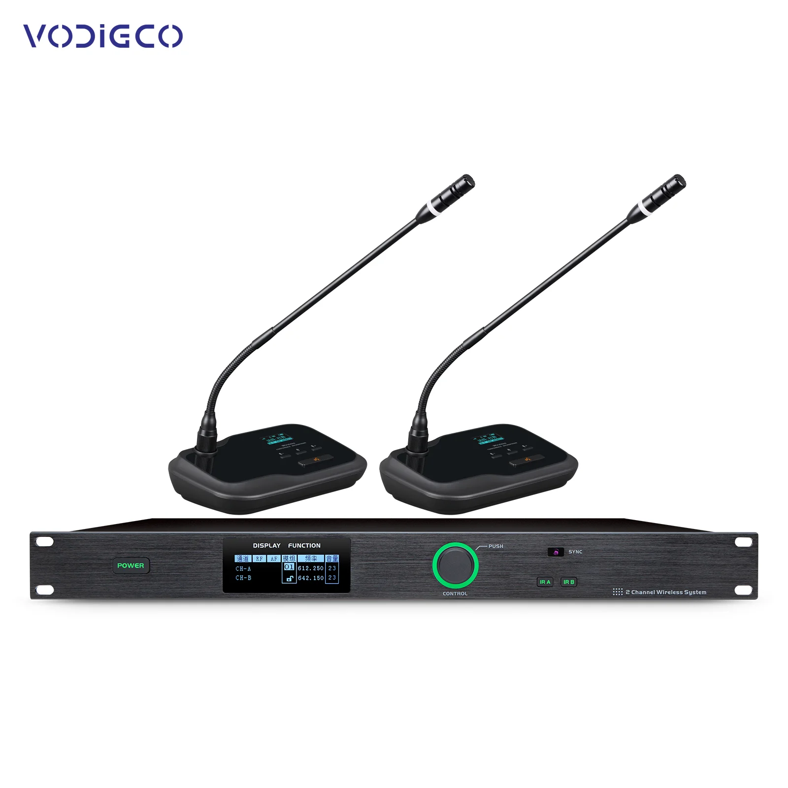 2025 رائجة البيع VSC-W2611 المهنية UHF ميكروفون لاسلكي المعادن المحمولة مؤتمر ميكروفون لاسلكي المهنية #2