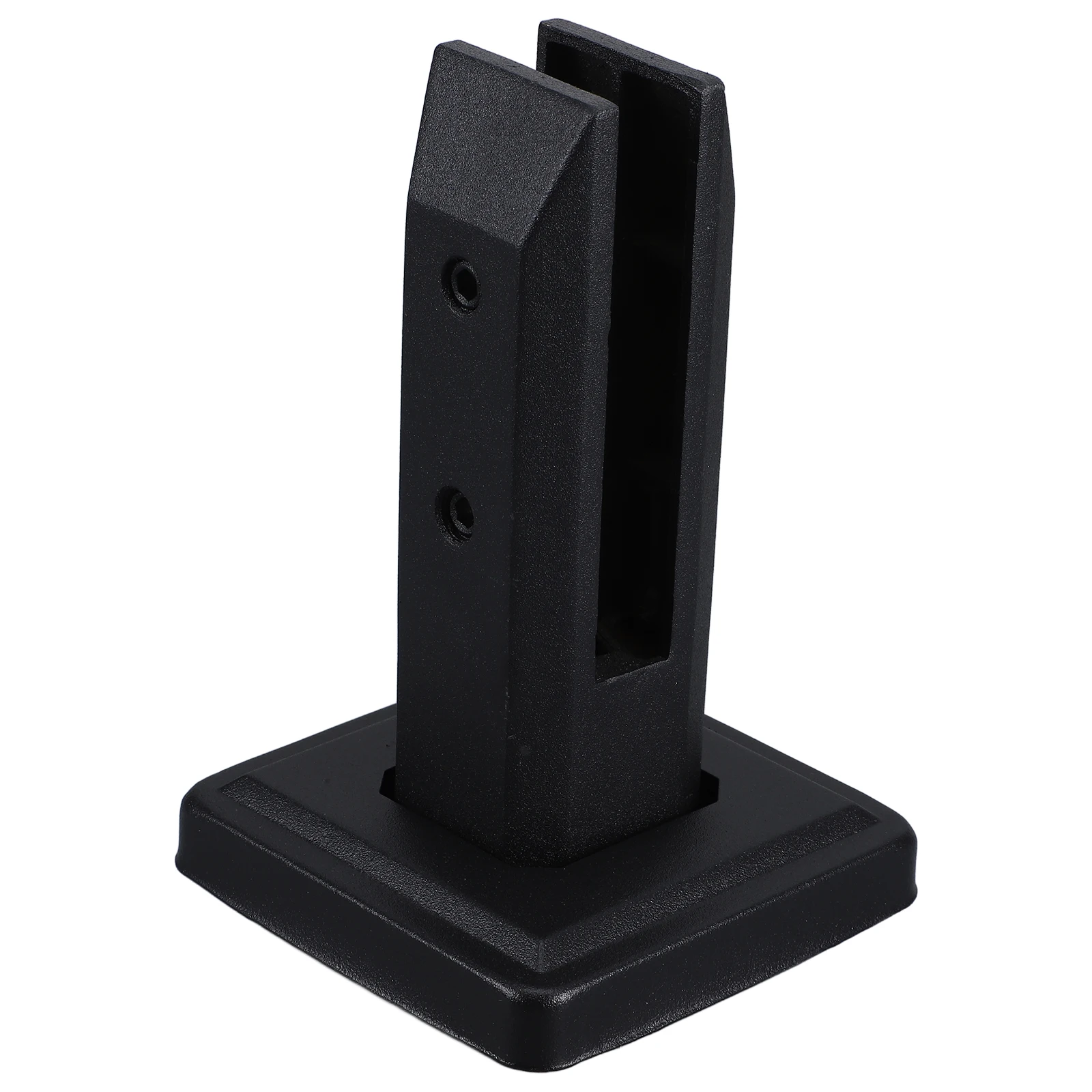 Stainless Steel Glass Clamp Accessories 155mm Flat Mouth Cover Screws Stairs Pool Railing Heavy Duty Bracket Floor Mount
