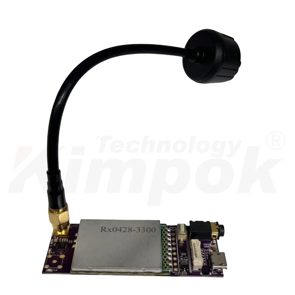 เครื่องรับส่งสัญญาณวิดีโอไร้สาย 3.3G 12.5g Ultra-light Design 7-36V แหล่งจ่ายไฟแรงดันไฟฟ้ากว้าง FPV เครื่องบินรุ่นเฉพาะ
