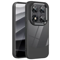 Leather Acrylic Case for Xiaomi Redmi Note 14 13 Pro Plus Pro+ Redmi 14C 13C A3 4G 5G Poco Poko C75 Silicone Hard Phone Cover