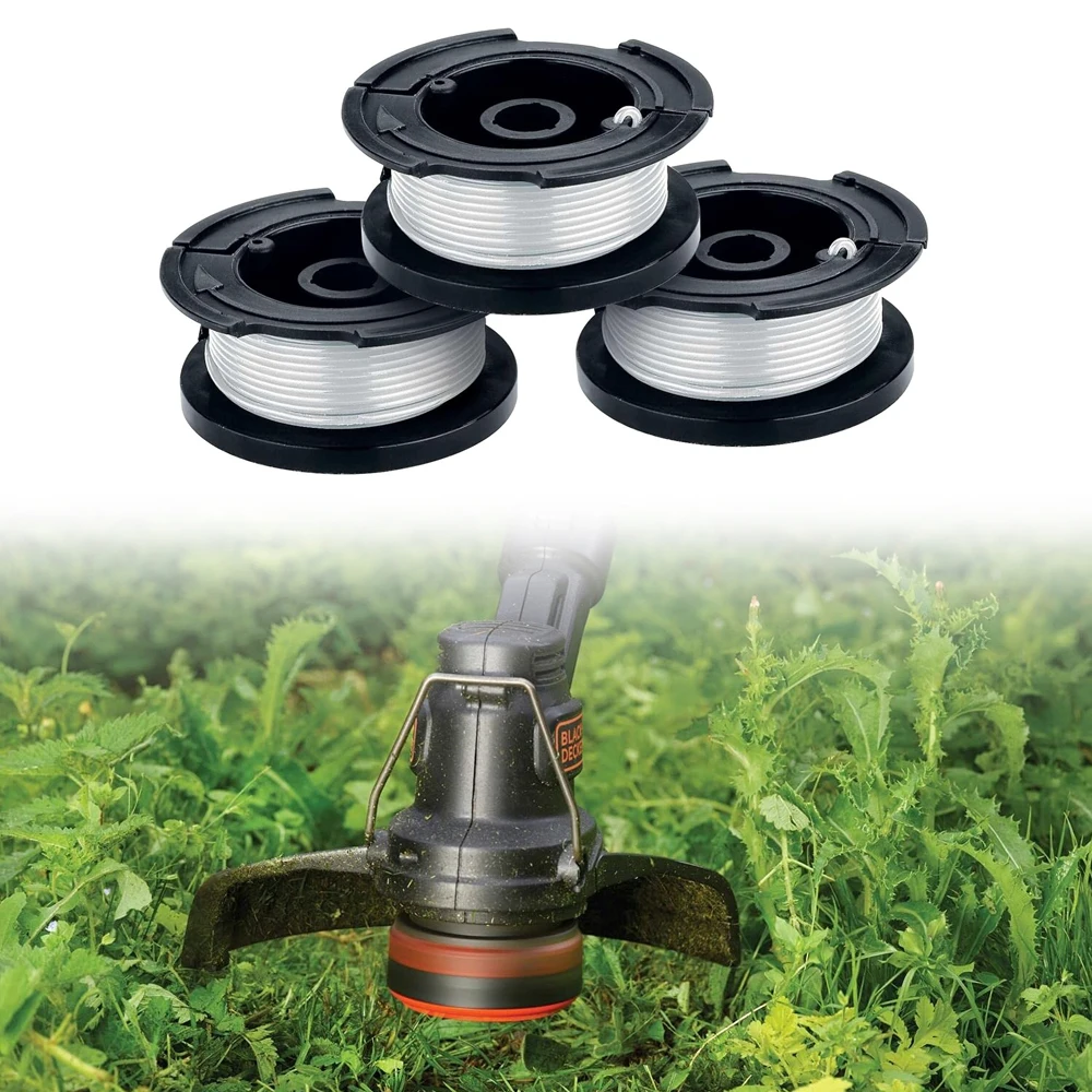 

3 шт. катушка и леска 10 м для рефлекторного триммера, нейлоновая проволока диаметром 1,6 мм, прозрачная и устойчивая A6481-XJ