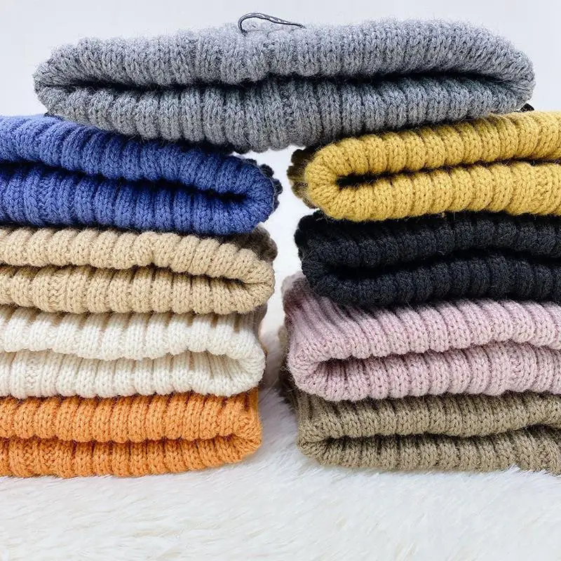 

1x аксессуары для волос, однотонный вязаный теплый головной убор, эластичные спортивные ленты для волос, защита лба, ветрозащитный платок «сделай сам»